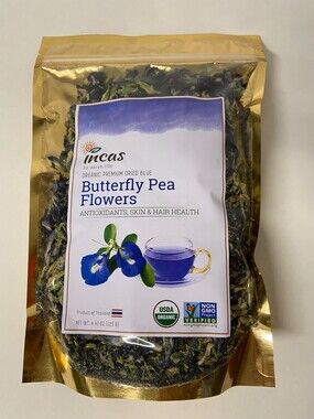 Butterfly Pea Flower Tea 125g - Organic Premium Dried Blue